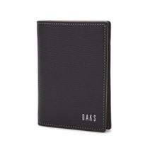 닥스 스티치 장식 가죽 슬림 중지갑 DBWA1FE92W3