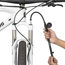 락브로스 충격 펌프 고압 300PSI 리어 쇼크 서스펜션 포크 자전거 타이어 펌프 포함, 상품선택