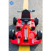 전기 고카트 1인용 레이싱 전기차 카트 전동웨건 화이트 전동휠, 붉은색, 전력 구동