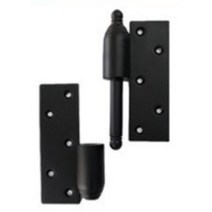 한옥문 좌측 30x63x14mm 블랙 돌출경첩 민속주점 주물