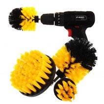 전동드릴 청소솔 3종세트 욕실청소 세차 물때 브러쉬, 전동드릴 브러쉬(3종)
