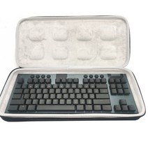 Logitech G913 / G913 TKL 무선 블루투스 호환 키보드 블랙 휴대용 스토리지 가방 부드러운 회색 라이닝, G913 TKL에 적합합니다