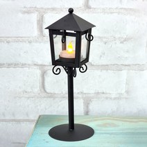 미니 가로등 캔들 홀더 / 미니 조명 인테리어 정원 장식 소품