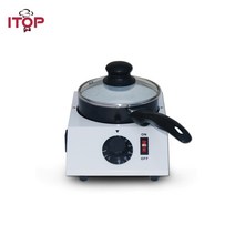 초코 중탕기 초콜릿 녹는 분수 퐁듀 가열 Itop 40 w 미니 전기 초콜릿 녹는 기계 단일 냄비 세라믹 붙지 않는 냄비 템퍼링 실린더 멜터 팬 220 v, 협력사, 110V 미국 플러그