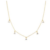 불가리목걸이 18K 펜던트 스털링 실버 지우기 지르콘 매력 초커 체인 여성을위한 웨딩 럭셔리 크리스탈 쥬얼리 선물