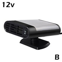 공업용 산업용 열풍기 열풍건조기 자동차 에어 히터 12V 500W 뜨거운 따뜻한 공기 송풍기 자동차, 검은색