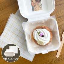 [소행섬] 펄프 도시락 전용 타일드로잉 브라운 유산지, 250매입