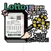 비비드레인 생일 케이크토퍼, 1개, 113-케이크선물(여자)