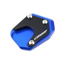 오토바이 부품 혼다 용 CBR500R CB 2013-2022 오토바이 CNC 킥 스탠드 풋 사이드 확장 패드 서포트 플레이, 08 CB500F  Blue