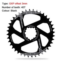 자전거 크랭크 MTB GXP Chainwheel 30T 32T 34T 36T 38T 40T 크라운 체인 링 Sram 11/12S NX XX XO GX GXP11 단일 디스크 트레이, 40T Offset 3mm