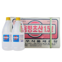천우 빙초산 1.5L X 12 (하루배송 99%)