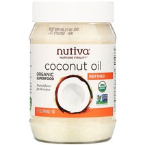 Nutiva 유기농 코코넛오일 정제 444ml(15fl oz)