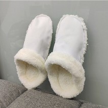 크록스호환 탈부착내피 화이트 플러스 벨벳 라이너 신발 커버 교체 교체 구멍 신발 따뜻한