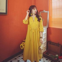 GDSHOP팬트 하우스 냉장고 여름 여성 풍기인견 마인 원피스 YHFACAI