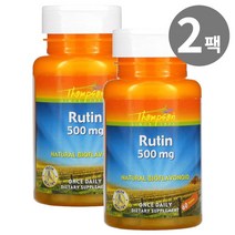 Thompson 톰슨 농축 루틴 Rutin 500mg 60정 2개