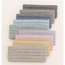 혜인천 빈티지파스텔 바이어스테이프 10mm 체크 8컬러, [85-658] 스카이
