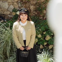 [제작] [김민경 화보]블리딕 노카라 테리 숏 누빔 자켓 67431 빅사이즈 여성의류