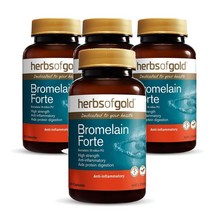호주 허브스 오브 골드 Herbs of Gold Bromelain Forte 브로멜라인 포르테 60캡슐, 4팩