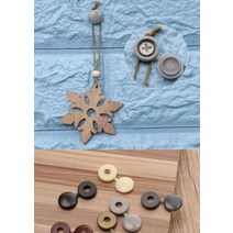 나사 캡 커버 판넬 피스 마개 샤시 볼트 마감재 10pcs, 브라운