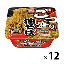 일본 라면 컵누들 동양수산 마루짱 오모리 아부라 야끼소바 12팩, 1개