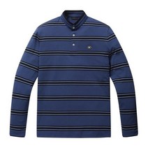 2001중계잭니클라우스남성스트라이프스탠드카라티셔츠LNTAA22221BUX