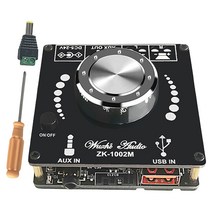 홈시어터 스피커 디지털 Zk-1002M Power Audio Amplifier Board 2x100W 2 Channel Mini Home Theater Skers, 한개옵션0