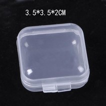 피규어진열장 계단식 아크릴 전시 152030pcs 정사각형 작은 상자 보석 주최자 귀걸이 반지 비즈 스토리지, 01 3.5x3.5cm_01 1pcs