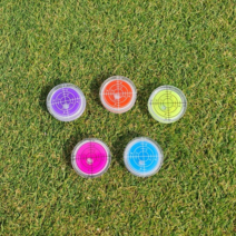 수평계 경사도측정 골프 볼마커 공마커 햇클립포함, 파랑(햇클립포함)