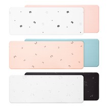 푹신한 모던 디자인 주방 욕실 화장실 싱크대 양면 매트 깔판, 02.민트판다