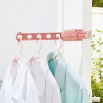 효과적인 공간사용 아이디어 틈새 옷걸이옷걸이 틈새옷걸이 빨래 빨래건조대 생활용품, 3.인디핑크