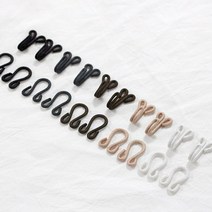 퀼트가게2쌍의류의 여밈에 활용 싸개 걸고리 밍크걸고리 5컬러, 베이지