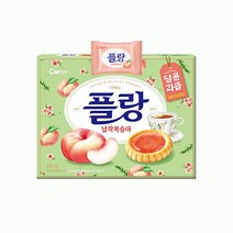 CW 청우 플랑 납작복숭아 160g x 3개 타르트 간식, 단품