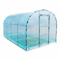 비닐하우스 조립식 온실 농막 간이 창고 텃밭 옥상 베란다, 3m(폭)X6m(길이)X2m(높이)