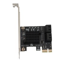 공씨디 공cd 공DVD Pci-E-SATA3.0 확장 카드 4 포트 어댑터 6G SSD 솔리드 스테이트 드라이브 IPFS, 한개옵션0