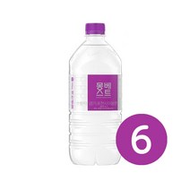 한국청정음료 몽베스트 프리미엄 생수 1L 6입