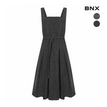 [BNX] 여성 꽃잎 카라 배색 원피스
