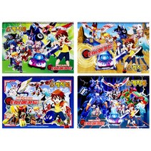 터닝메카드 스케치북 10권, 3개