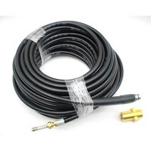 우수관 오수배관 pvc배관 오수관 역류 자재 압력 와셔 하수구 배수 호스 압력 와셔 노즐 하수구 청소 용 파이프 클리너, 6미터