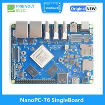 NanoPC-T6 개발보드 RK3588 Cortex A76 6TOP 16G 256GB 듀얼 2.5G 포트, SingleBoard_16GB 256GB