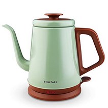 DmofwHi Gooseneck Electric Kettle(1.0L) 100% Stainless Steel BPA Free Classic Pour Over Coffee Kett, 1, Green