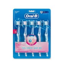 오랄비 칫솔 초소형헤드 벨벳 5입, 1세트, 상세설명 참조