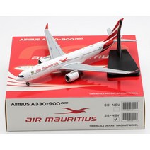 모형헬리콥터 다이캐스트XX4169 합금 소장 비행기 선물 JC Wings 1:400 에어 모리셔스 Airbus A330-900NEO, 한개옵션0