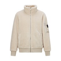 헤지스골프 남성 베이지 포켓배색 울혼방 긴팔점퍼 HUJU2D763I1, 100