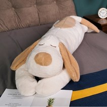 태영스토어 강아지 롱쿠션 바디필로우, 베이지
