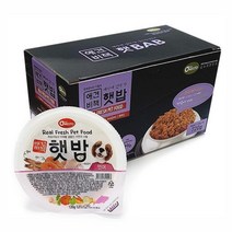 국내업체 애견비책 햇밥 연어 120gx6개 1박스 애견사료 강아지사료