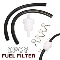 47cc 49cc 바이크 오토바이 먼지 자전거 atv에 적합한 호스 포함 범용 가솔린 필터 연료 교체 부품