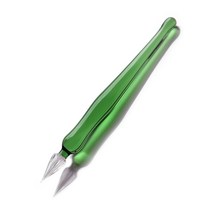투명 시그니처 글라스펜 유리펜 캘리그라피 데코 딥팬, 에메랄드