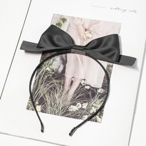 LCY 여자의 달콤한 화이트 머리핀 여성 가을 새로운 한국어 스타일 온라인 연예인 새틴 머리 장식 우아한 헤어 액세서리