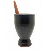 예조 미니옹기 옹기 항아리 도예 옹기수반 단지 수반 옹기항아리 공방 도자기, 절구특대, 1개