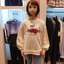 애플핑크 애플핑크 체리 아플리케 맨투맨 APK8R104GSI NC 광주역점